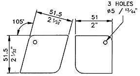 Trapezoidal Cabinet
                  Corner Diagram